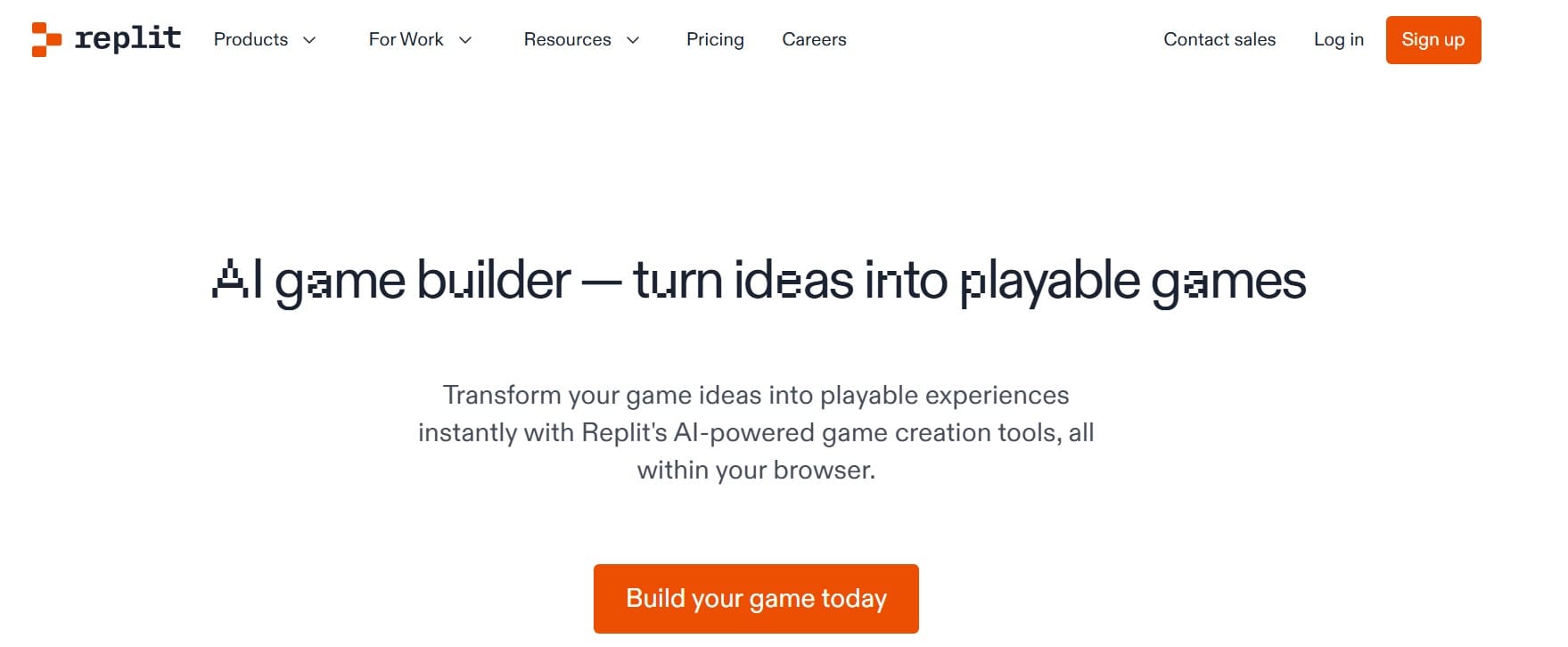 Replit Agent Game Development Through AI<a href=