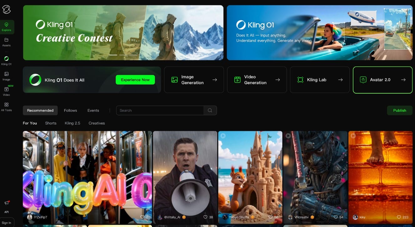 Avatar 2.0 de Kling.ai disponible <a href="https://www.klingai.com/global/?utm_source=nowadais.com&utm_medium=referral&utm_campaign=nowadais_referral">Fuente</a>